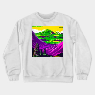 Haleakala Volcano in Maui Crewneck Sweatshirt